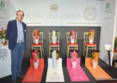 Sjaco Oosteron van Royal Anthuriums presenteerde zijn 4 concepten.