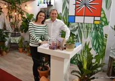 Natascha en Martijn van plantenkwekerij Van der Arend