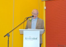 Keurmeester van de Freesia's Vincent Kuijvenhoven aan het woord.