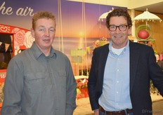 Keurmeester Wouter v/d Ende en Leo v. Leeuwen van NAK Tuinbouw