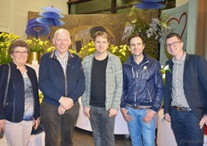 Joke en Wim Heijten, Matthieu Barendsen, Lex Barendsen en Daan v. Meer