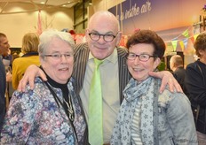 Nogmaals de gezelligste dames van de avond samen met Gerard de Wagt.