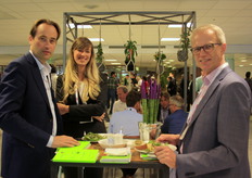 Jan Willem Wieringa and Kees Waqué (Desch Plantpak) and Charlotte Langerak (Viscon).