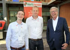 Sander Peltenburg (Burgs Foods), Mathijs Koper (Foodstars) en Nick van den Berg (Gemeente Rotterdam)