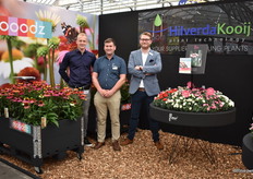 Ivo Groot, Co Overduijn en Floris Tas van Hilverdakooij staan bij hun Concept Mooodz.