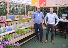 Wilbert Haarbosch en Denny de Bond van Concepts of Nature, die het concept met VIPS nog extra onder de aandacht hopen te brengen bij de retail