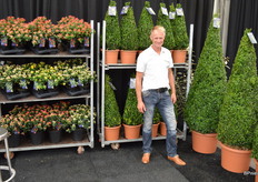 Jos Straathof van de gelijknamige kwekerij Straathof, die onder andere in de buxus actief is. Bovendien is Straathof een van de organisatoren van de beurs.