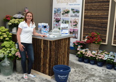 Linda Schenkeveld van Magical Hydrangea, een merk dat zich op de hortensiamarkt inmiddels een stevige naam verworven heeft.