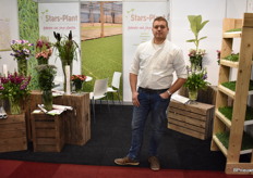 Gert-Jan Valstar van Stars-Plant was natuurlijk weer  present op de beurs.