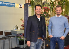 De broers William en John Hogewoning van de bloemen groothandel J.P. Hogewoning, waren voor het eerst op de FHTF. En hadden een goede aanloop op de beurs.
