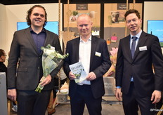 De mannen van Decowraps; Rowen Bruggeling, Steve Parrot & Ralph van 't Hart. Ze presenteerde hun nieuwe concept, de BIO-LDPE Sleeve. 