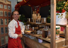 En het ijs met aardbeien werd uitgedeeld door Rinske v. Dekken