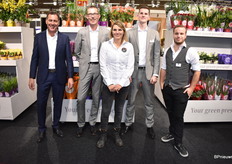 Het team van More Lips: Menno v. Es, Helmer & Roal vd Wezen, Nicolette v. Adricem en Joey Stalman.