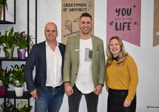Jasper, Richard en Marloes stonden weer te stralen op de beurs. Ze presenteerde hun nieuwe concept "Calla Symbol of Hapiness", dat helemaal terug te leiden is naar de Oude Griekse cultuur waar de Calla een Symbool van voorspoed was.