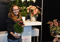 Diana Kuyvenhoven van Wetering Potliliums was weer aan het stralen met haar lelies.