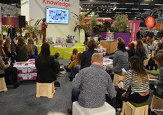 In het FloraHolland House vonden doorlopend presentaties plaats