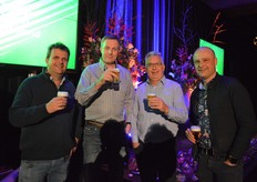 René Wouters (Kwekerij Wouters), Bram Bernard (Kwekerij D.S. Bernard), Dirk Kolenbrander (Royal FloraHolland) en Paul Holla (Holla Roses)