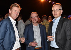 Cees Hoekstra (veiling Rhein Maas) Cees Heemskerk  (Bloemengroothandel W.Heemskerk & Zn.) & Matthijs Mesken (Directeur VGB "Vereninging Groothandel in Bloemkwekerijproducten")