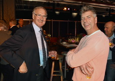 Ruud en Hedwig gezellig aan 'n pilsje