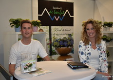 Wesley Paalvast en Roxanna vd Valk, beide van Kwekerij de Bontfut.