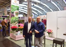 Sjaak Oomkens van Meilland met Arnold Wittkamp is Parfum Flowers Company