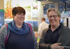 Annelies Hooymans van Glastuinbouw Nederland met Nic van Roosmalen