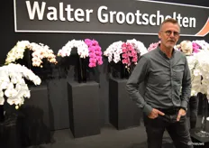 Walter Grootscholten is gespecialiseerd in de grootbloemige orchideeën, en wel in de snij-variant. De bestemming is uiteindelijk vaak de bruiloft of een ander evenement.