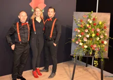 Roy van Nouweland, Angelien van Nouweland en Marcin Markowicz van Marjoland, de grootste rozenkwekerij van Nederland.