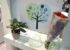 - dat een materiaal ontwikkeld heeft dat geproduceerd wordt uit de plastic afvalstroom van de veiling.