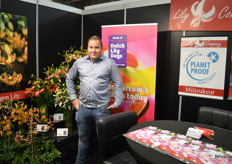 Giel Visser van Lily Company, een bedrijf gespecialiseerd in de veredeling en teelt van tuin-lelies en dat deze over de hele wereld levert.