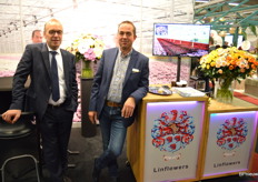 Rochus en David van Tuijl van Linflowers, dat een van de grote jongens uit chrysantenland is.
