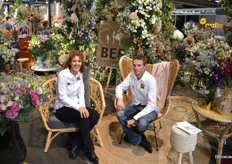 Sonja van Kester en Tim van den Berg van Berg Lisianthus.