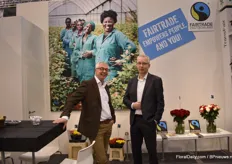 Ronald van de Breevaart of GTC-plus and Fairtrade Global Trade Manager and Matthijs Meksen of VGB.