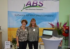 Ineke Leidelmeijer and Dorien van Engelenburg with ABS. ABS Production is a web-based software solution for seed companies and was recently released.