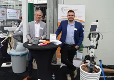 Roland Vossen and Jeroen Smits with Pedak, specialized in all sorts of climate-measuring sensor technologies.