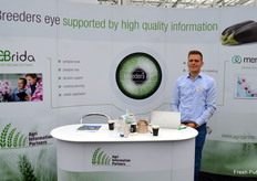 Bernard Russchen with Agri Information Partners, promoting both its E-Brida and Mercado-software solutions.