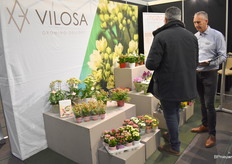 Bij de stand van Vilosa werd er druk gesproken over het assortiment.