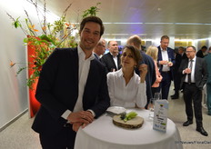 Job Knook van de Greentech en Natascha Solano van Kuehne Nagel
