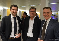 Gerhard Bijl, Fred van Tol en Yme Plas, allen van Royal FloraHolland