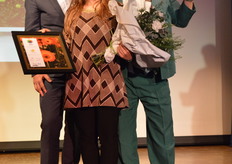 Goud in de categorie snijbloemen, Oserian, Kenia (samen met Marcel Orie van Kuehne Nagel)