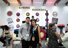 Sebastian Garzon van Spring Roses met zijn collega