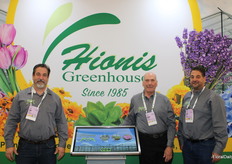 Tim Hionis, Jerry Montervino en Pete Hionis, Hionis Greenhouses