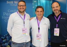 Andres Pinto, Roland Schambach en Roberto Gomez, The Elite Flower