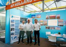 Samim Malikzay, Peet van Ruiven en Tristan Rovan, AP Holland, praten over SmartPath