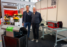 Stefan Terlouw en Leo Terlouw, Terlouw Techniek, zijn aanwezig om mogelijke distributeurs en klanten te ontmoeten.