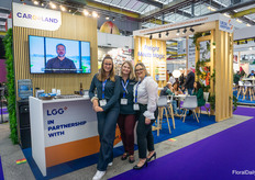 Aurore Lonchamps, Laura Petit en Ayse Akkar, vertegenwoordigen Cargoland (luchthaven Luik) en DSV, Freshexpres, Ninatrans en Swissport.