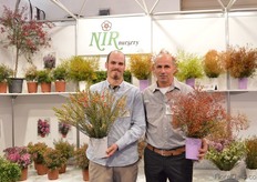 Asaf Nir and Nitzan Nir. Asaf is holding last year's novelty, the Rey and Nitzan this year's novelty, the Vega.