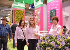 Anne Lenentry, Denise van Kampen and Sylvia Rocheteau of PanAmerican Seed.
