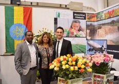 Yassin Legesse of EHPEA, Abeba Mamo of Afriflower and Hasam al Dakak of IPD.