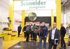 The large yellow booth of Schneider Younplants.